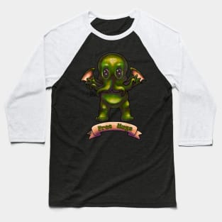 Cthulhu Free Hugs - Cute Cartoon Art Baseball T-Shirt